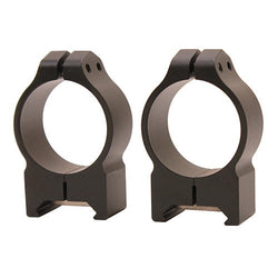 Warnex 30mm Mounts 214M Warnex 40mm Mounts, Maxima Permanent Attachable Weaver Style Rings, 30mm, Medium Height, Matte Black