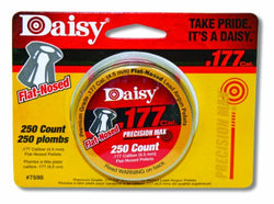 Daisy Outdoor Products .177 250ct Flat Pellets (Silver, 4.5 mm)