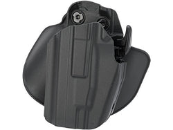 Safariland 578 7TS GLS Pro-Fit, Standard Frame, Sub-Compact Slide, Paddle Belt & Loop Holster, Plain Black, Left Hand