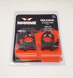 Warne Scope Mounts Warne 1" CZ QD Medium Matte Gun Scope Rings