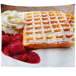 Berrykey Wall Hanging Tapestry - Green Yellow - Photography Home Decor Living Room - 51x60 inch