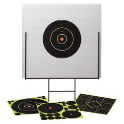 Birchwood Casey Portable Shooting Range, Steel Frame + 39 Shoot-N-C Targets