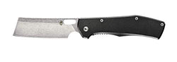 Gerber Gear Flatiron - Folding Cleaver Pocket Knife - Aluminum Grey Handle [30-001494], 3.5 in