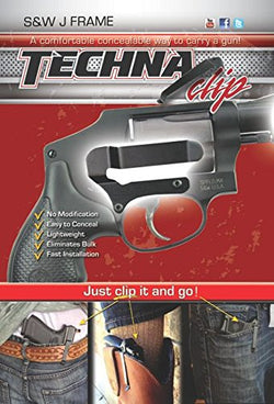 Techna Clip - Smith & Wesson J-Frame Models - Conceal Carry Belt Clip (Right-Side)