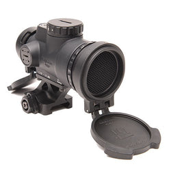 Trijicon MRO-C-2200018 1x25mm Miniature Rifle Optic (MRO) Patrol Riflescope with 2.0 MOA Adjustable Red Dot with 1/3 Co-Witness Quick Release Mount