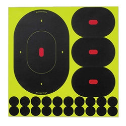Birchwood Casey Shoot-N-C Silhouette Targets, 9 Oval, 6 Targets + 24 Pasters