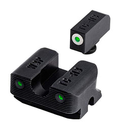 TRUGLO Tritium Pro Glow-in-the-Dark Handgun Night Sights for Walther Pistols, Walther CCP