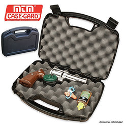 Pistol Handgun Case Single up to 6" Revolver, Black