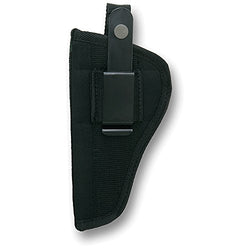 Bulldog Cases Belt and Clip Ambi Holster FSN-12 (Fits Most Revolvers with 3-4-Inch Barrels, S & W K,L,N & Taurus Judge), Black